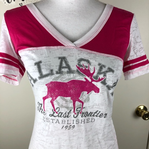 PRARIE MOUNTAIN GRAPHIC BURNOUT TEE SHIRT SZ SM - Picture 2 of 6